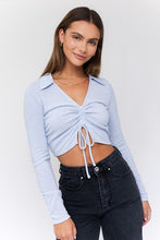 Load image into Gallery viewer, Nova ruched collar top
