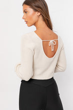 Load image into Gallery viewer, No way crochet long sleeve top
