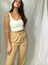 Load image into Gallery viewer, Tan Boyfriend Jogger Pant

